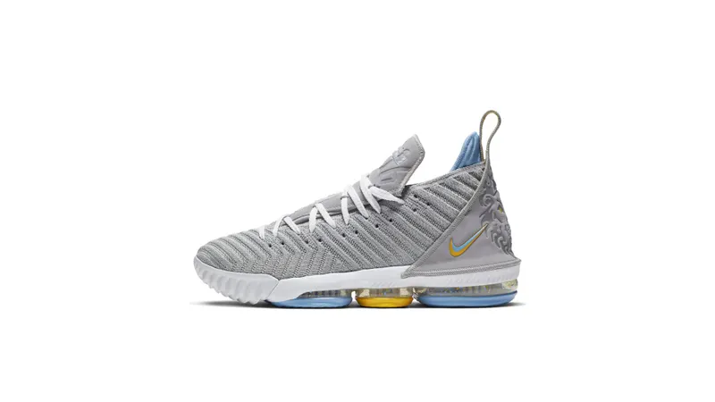 Nike LeBron 16 MPLS Lakers Wolf Grey/White-University Blue (CK4765-001)