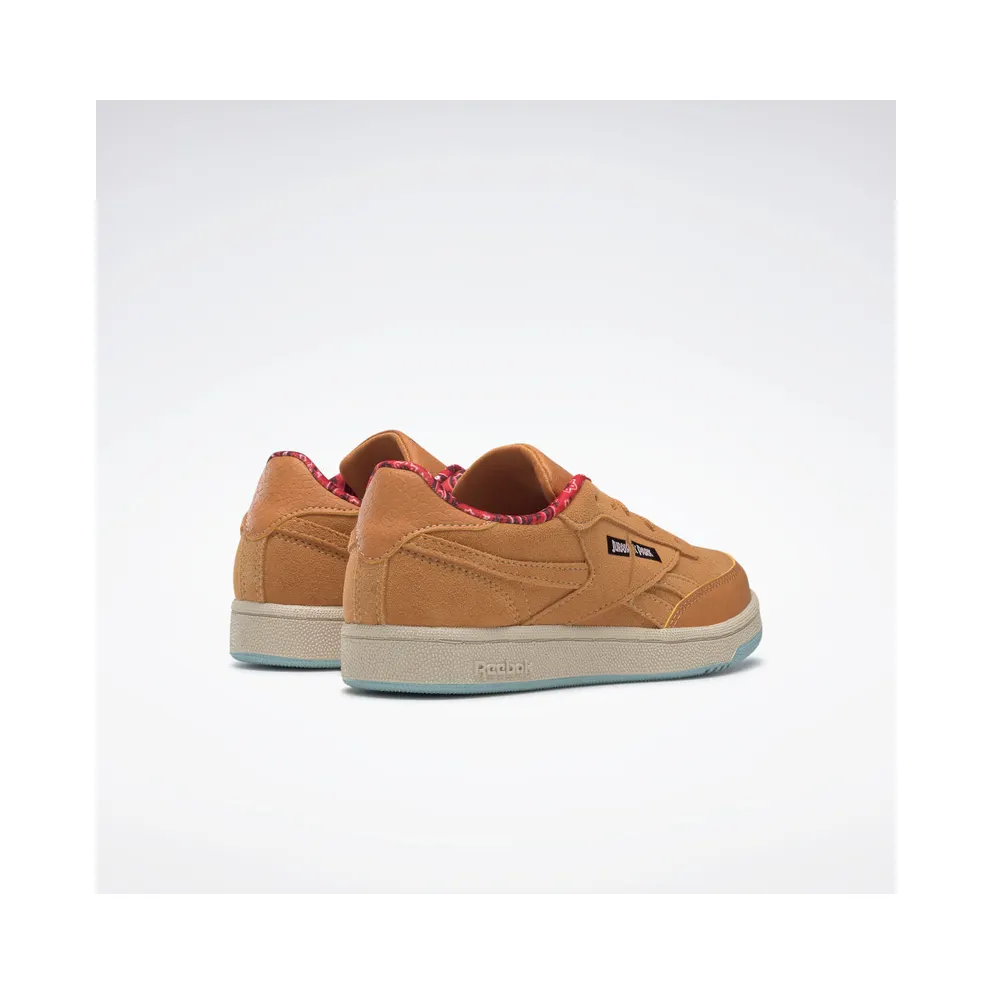 Adidas Jurassic Park Club C 85 Rich Ochre / Diffused Blue / Stadium Red (GZ0537)