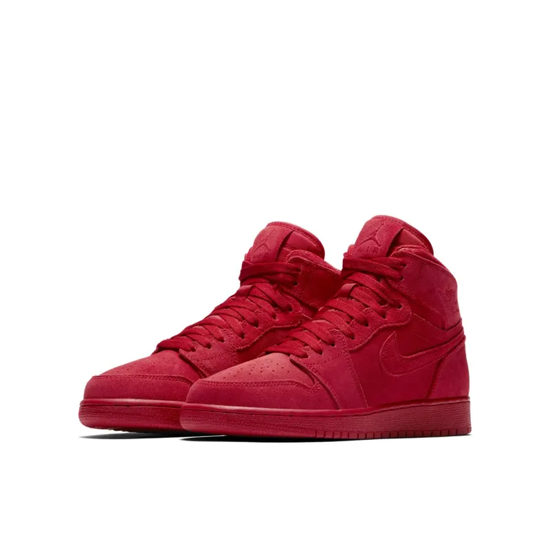 Jordan  1 Retro Red Suede (GS) Gym Red/Gym Red (705300-603)