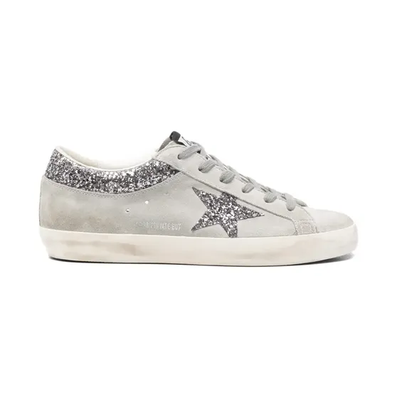 Golden Goose x Browns Superstar verfraaid met glitter “Grey” (GWF01042F009040)