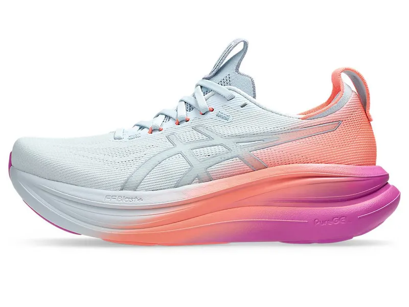 ASICS GEL-NIMBUS 28 SUNNY SIZZLE “Sky / Digital Sakura” (1012B987-400)