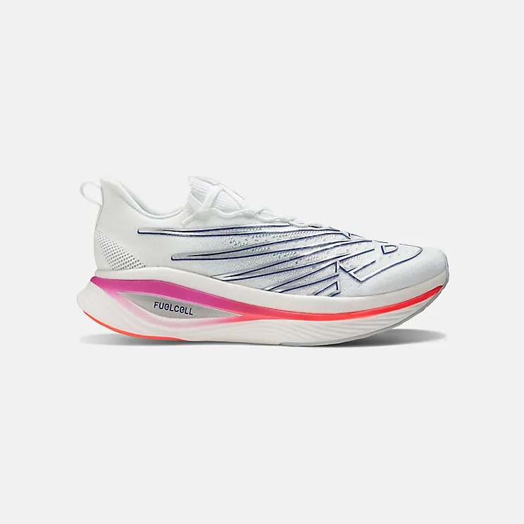 New Balance FuelCell SC Elite V3 White Victory Blue (MRCELLE3)