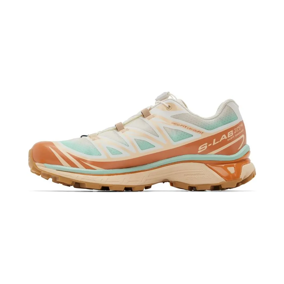 Salomon Beige & Orange XT-6 Skyline (L41629800)