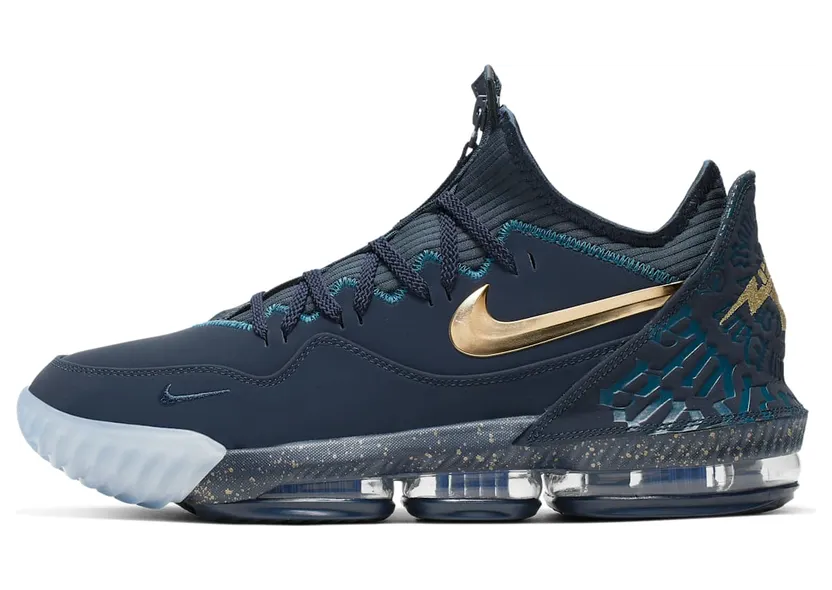 Nike Titan x LeBron 16 Low ‘Agimat’ Obsidian/Metallic Gold (CJ9919-400)