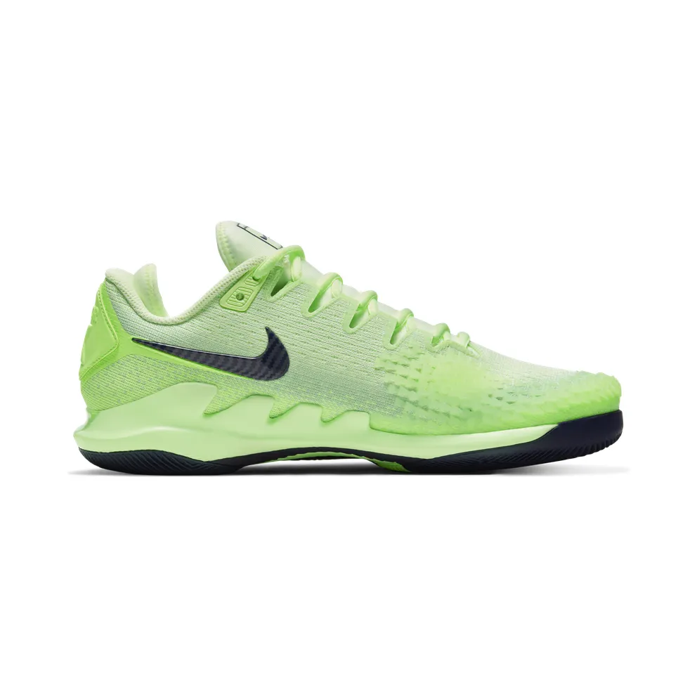 NikeCourt Air Zoom Vapor X Knit Hardcourt “Ghost Green / Barely Volt / Aphid Green / Blackened Blue” (AR0496-302)