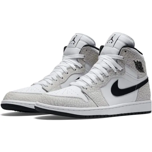 Air Jordan 1 Retro High White Elephant Print (839115-106)