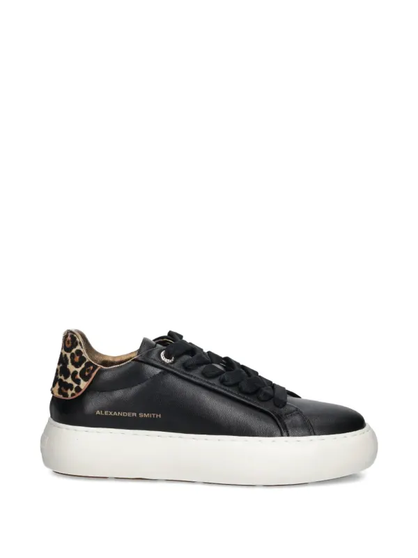 Alexander Smith Soho with plateauzool and luipaardprint – Black (ASBCSOW3568)