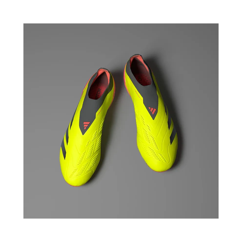 adidas Predator 24 Elite Laceless FG Team Solar Yellow Core Black Solar Red (IE2366)