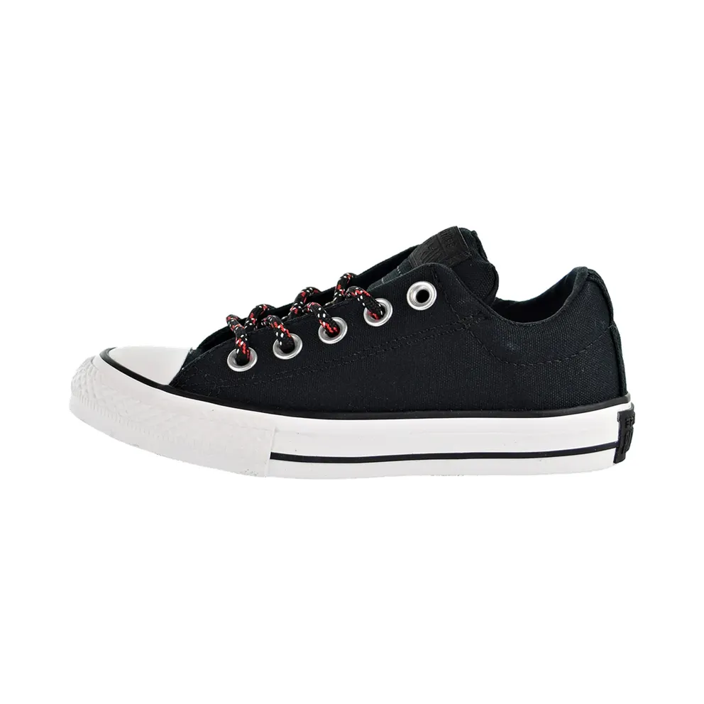 Converse Chuck Taylor All Star Street Slip GS “Black/Enamel Red” (662340F)