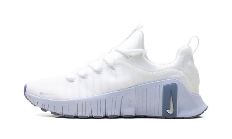 Nike Free Metcon 6 “White Half Blue Silver” (FJ7126-110)