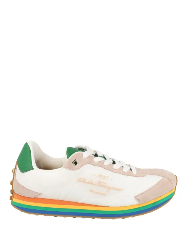 Ferragamo Iggy Mixed Media White (020967-756561-M)