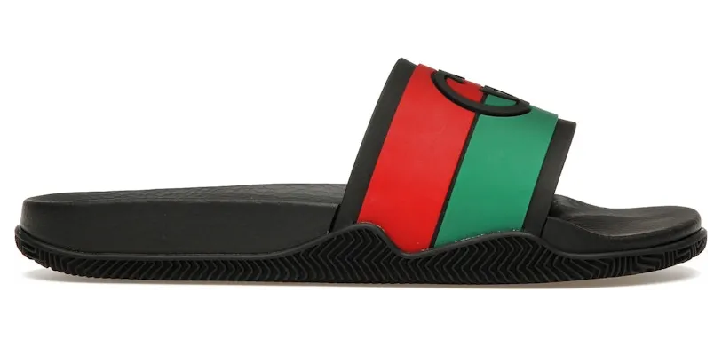 Gucci Slide Interlocking G Black (655265 JFA00 8815)
