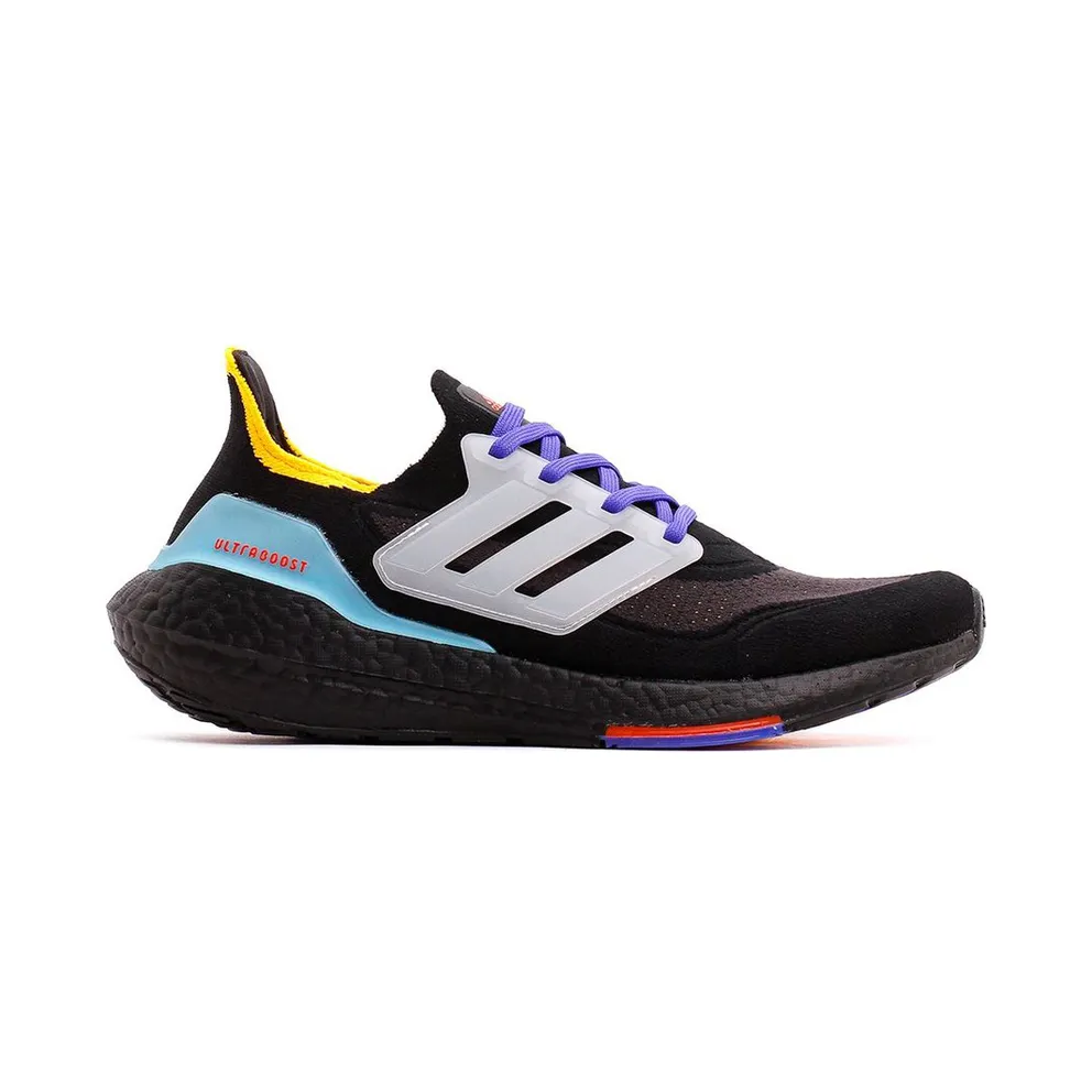 adidas ULTRABOOST 21 Core Black / Cloud White / Pulse Aqua (S23870)