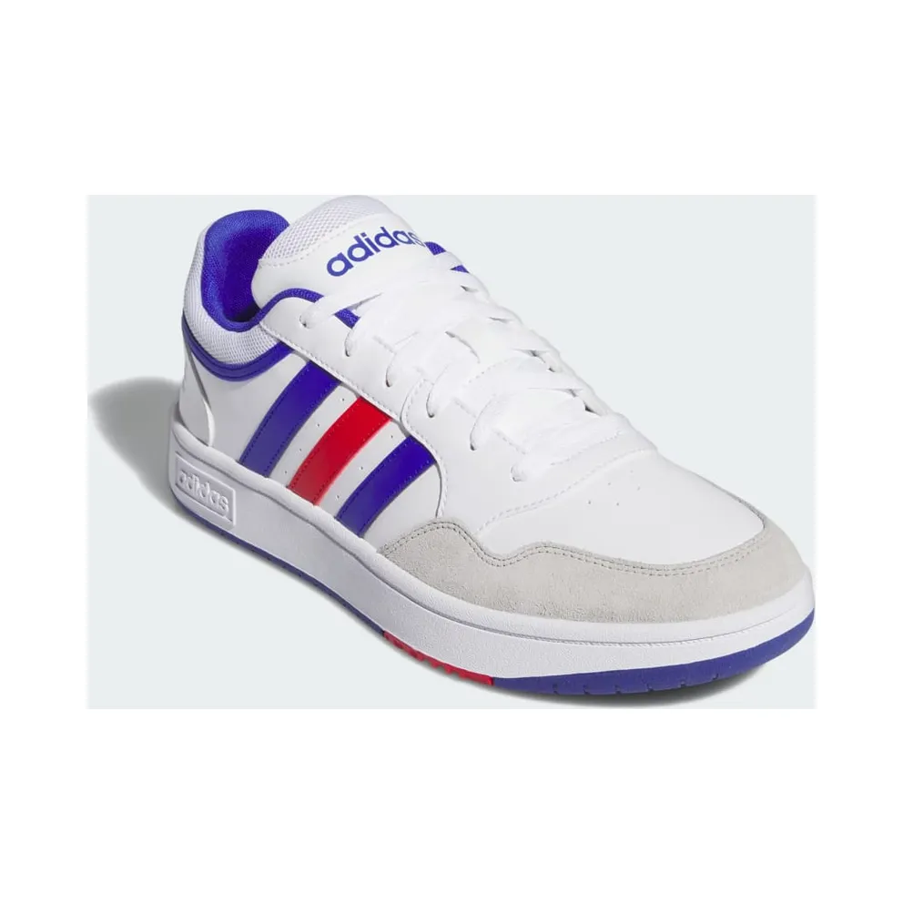 adidas Hoops 3.0 Cloud White Lucid Blue Better Scarlet (IH0335)