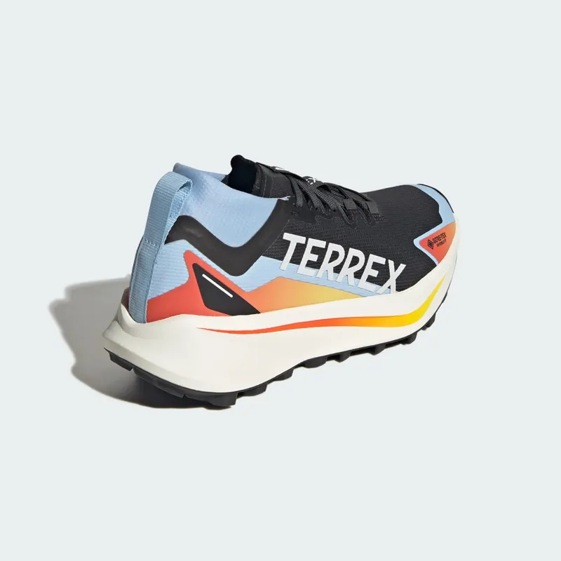Adidas Terrex Agravic GTX Trail Running Core Black / Cloud White / Glow Blue (JQ9158)