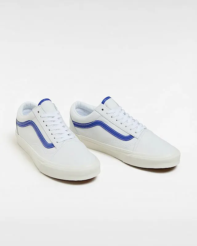 Vans Old Skool Leather White Blue (VN0007NTZ5D)