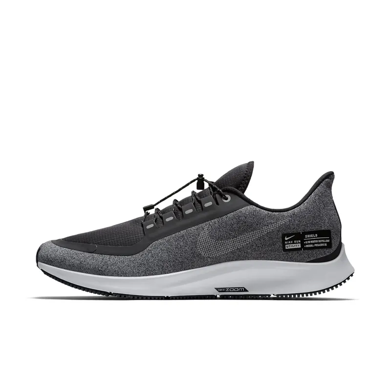 Nike Zoom Pegasus 35 Shield Black Cool Grey Black/White-Cool Grey-Vast Grey (AA1643-001)