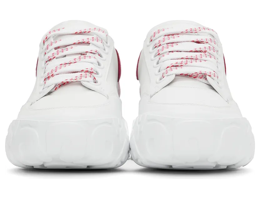 Alexander McQueen White & Pink Court Trainer Sneakers (633915WIA9D) (2)