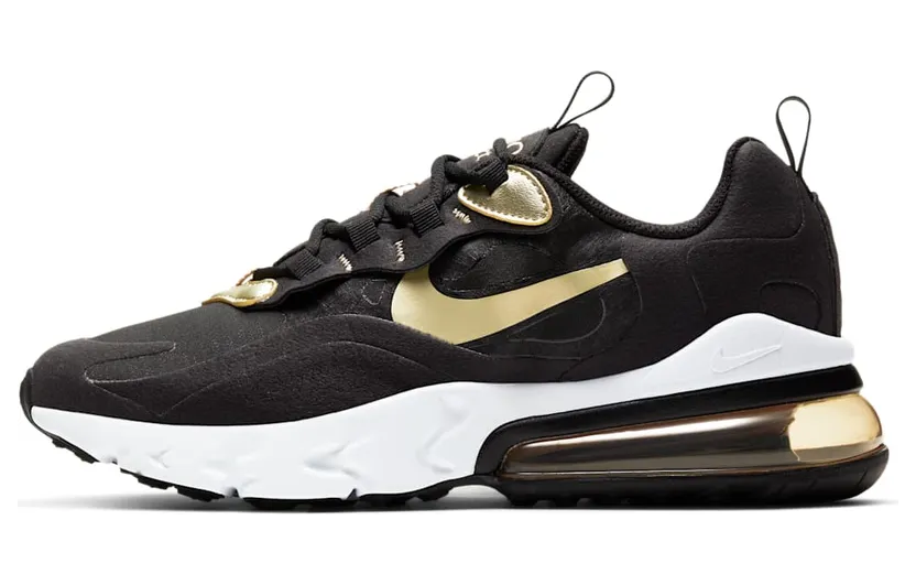 Nike Air Max 270 React Black Metallic Gold Star (BQ0103-018)