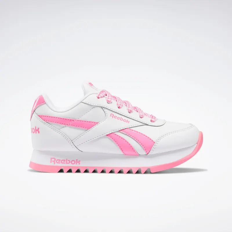 Reebok Royal Classic Jogger 2 Platformschoenen Cloud White / Cloud White / Electro Pink