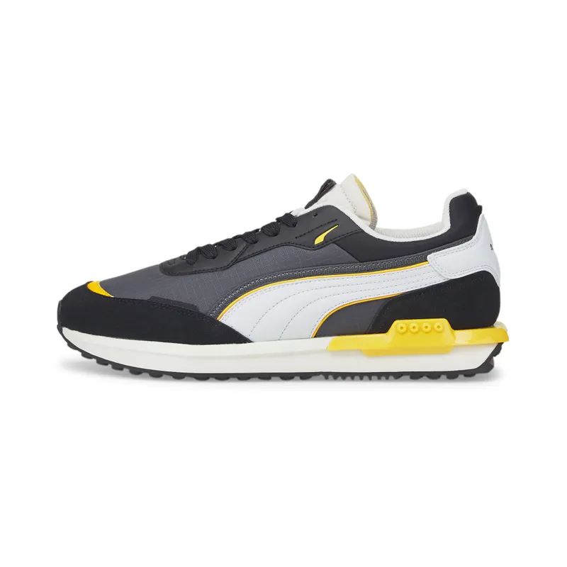 Women’s PUMA City Rider Electric Black/Ebony/Nimbus Cloud (382045-05)
