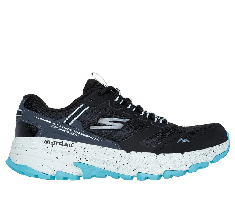 Skechers GO Run Trail Altitude 2.0 “Ravine Sneaker Black / Aqua” (129525BKAQ)