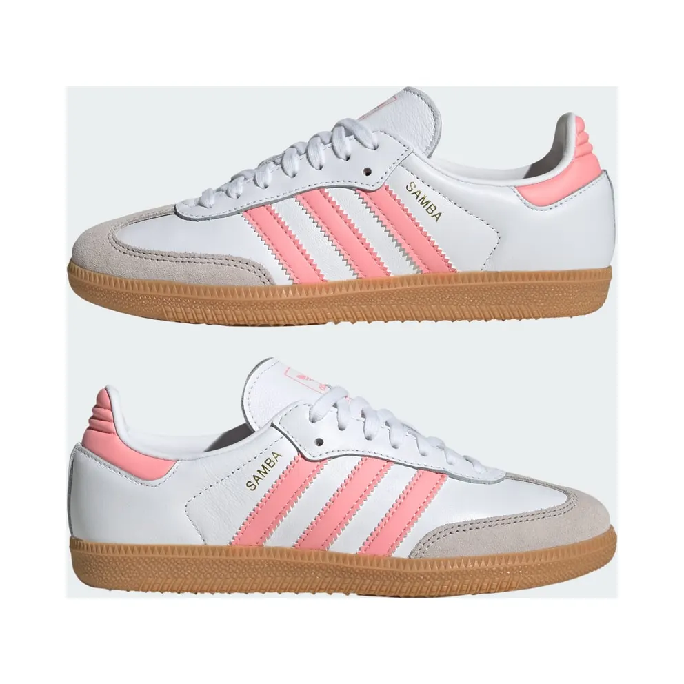 Adidas Samba OG Kids Cloud White / Semi Pink Spark / Gum (JP5480)