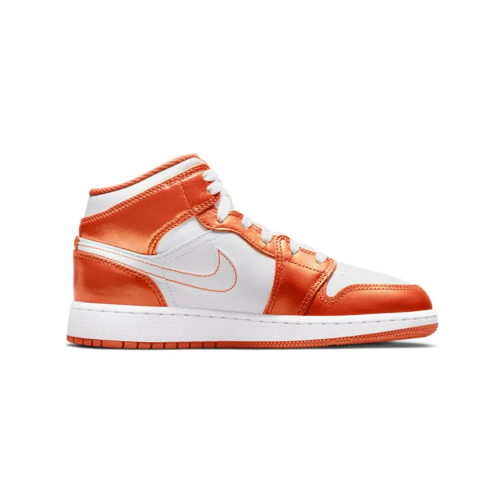 Jordan 1 Mid Metallic Orange (GS) (DM4228-800)