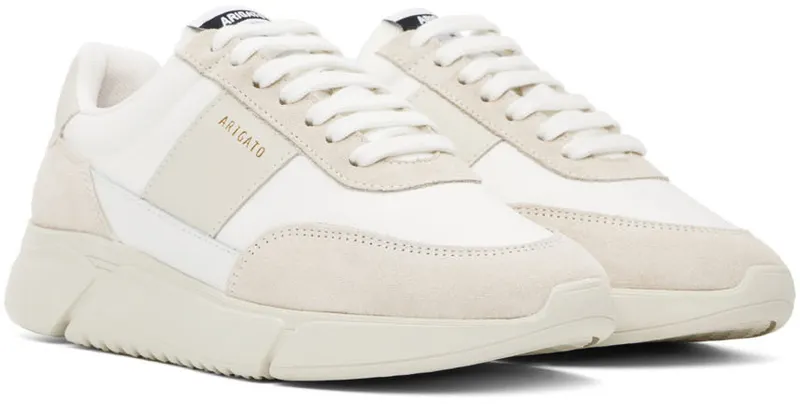 Axel Arigato White & Grey Genesis Vintage Runner Sneakers (35079)