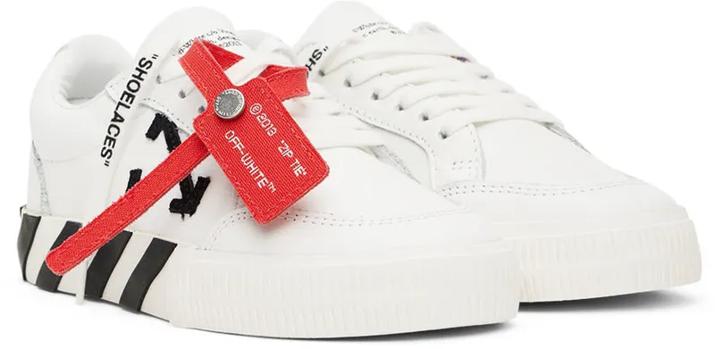 Off-White Kids White & Black Vulcanized (OBIA003S22LEA0010110)
