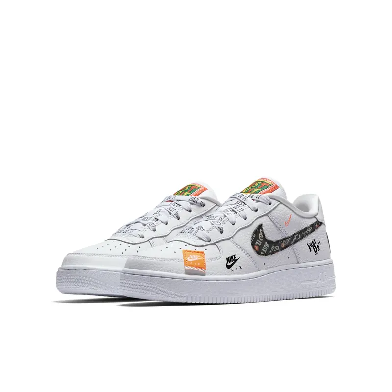 Nike Air Force 1 Low ‘Just Do It Pack’ White (GS) (AO3977-100)