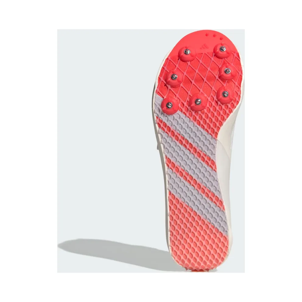 adidas Adizero Tj/pv Track And Field “Cloud White / Lucid Orange / Lucid Red” (JQ0802)