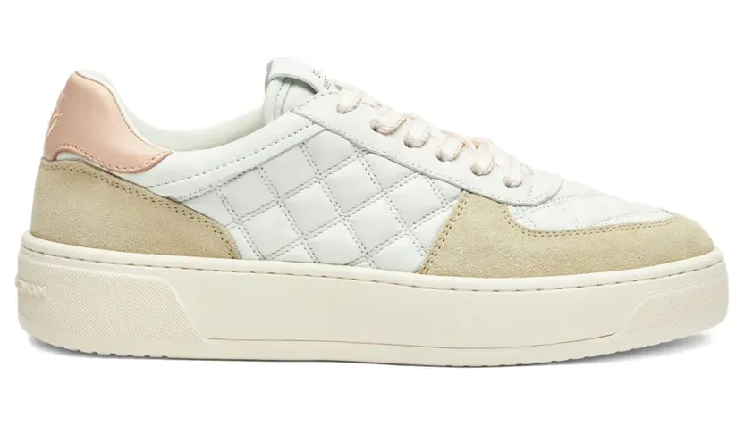 Stuart Weitzman Gewatteerde sneakers met plateauzool – Beige (SI990SQI)