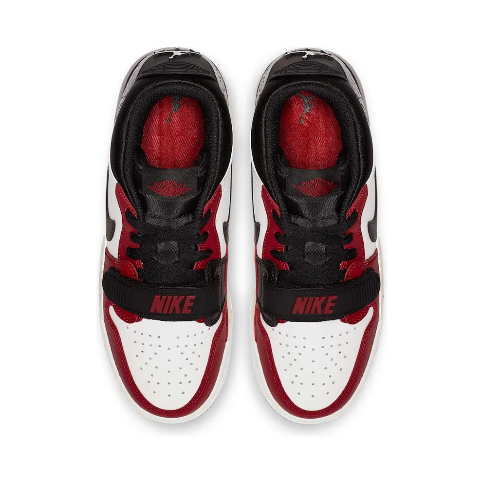 Jordan Legacy 312 Low Chicago (GS) Summit White/Black-Varsity Red-Sail (CD9054-106)