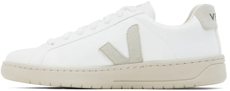 Veja White & Grey Urca Vegan Sneakers (UC0702539)