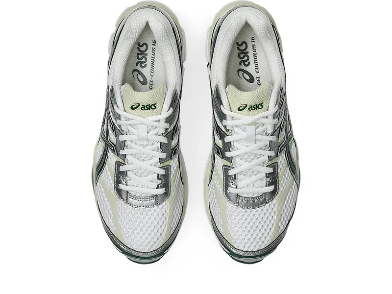 ASICS GEL-CUMULUS 16 “White / Forest Night” (1203A733-105)