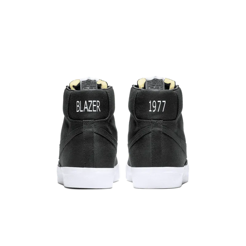 Nike Blazer Mid 77 Vintage Black Canvas Black/Black-Black-White (CD8238-001)