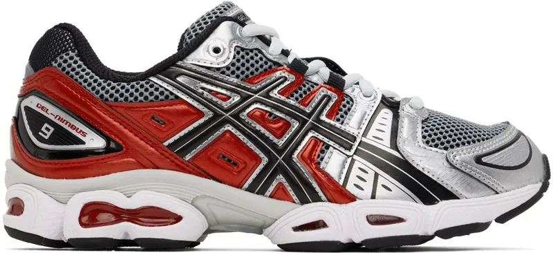 Asics GEL-NIMBUS™ 9 Pure Silver/Classic Red (1201A424.020)