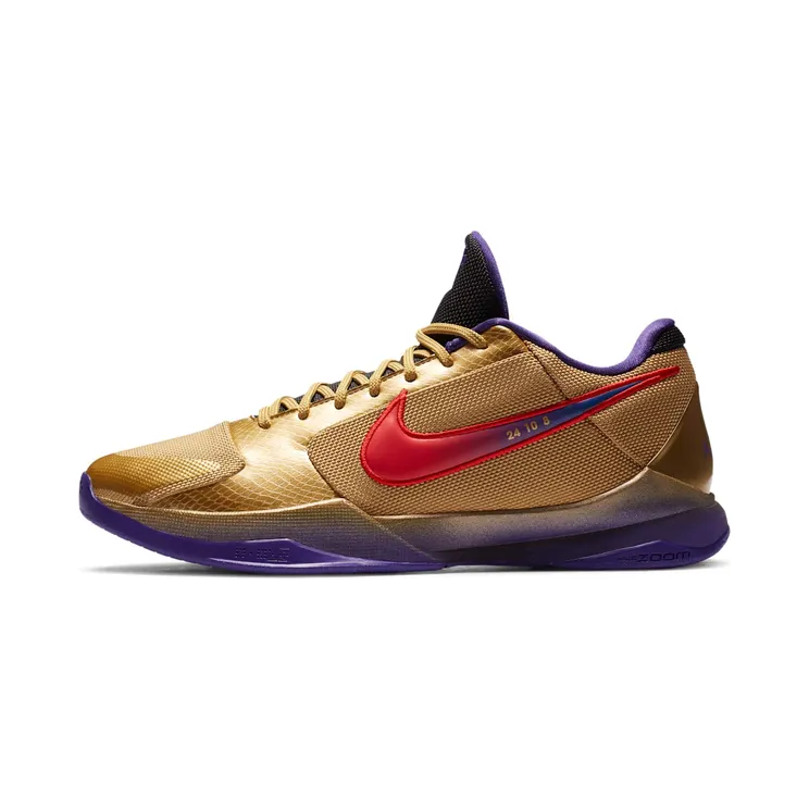 Nike Kobe 5 Protro Undefeated Hall of Fame (2021) – “Metallic Gold / Field Purple / Multi-color” (DA6809-700)