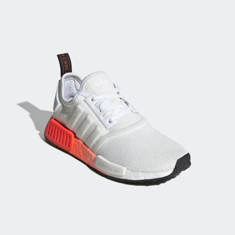 adidas NMD R1 Cloud White Solar Red (GS) Cloud White/Core Black/Solar Red (EF5860)