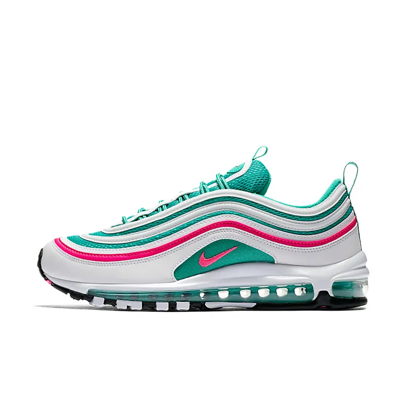 Nike Air Max 97 South Beach White/Pink Blast-Kinetic Green-Black (921826-102)