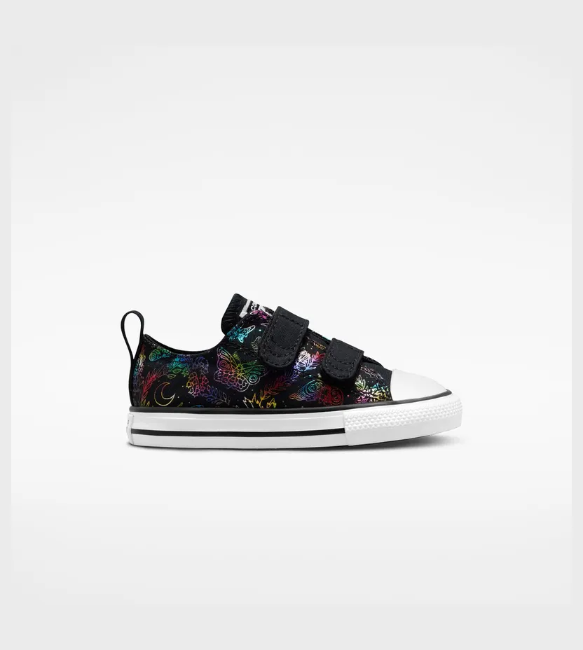 Converse Chuck Taylor All Star Easy-On Butterfly Shine Zwart/roze/paars/blauw (A03188C)