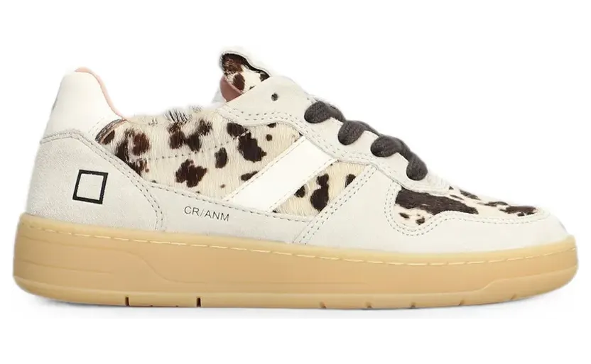 D.A.T.E. Court 2.0 sneakers with dierenprint – Beige (W451C2ANCW)