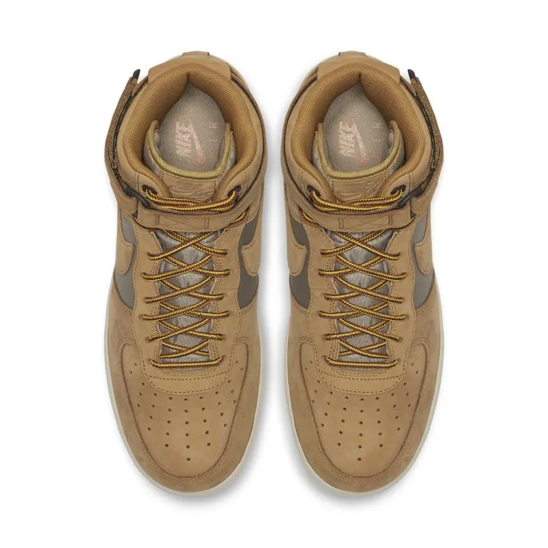 Nike Air Force 1 High Premier Beef and Broccoli Pack Wheat Wheat/Khaki-Light Bone-Yellow Ochre (525317-700)