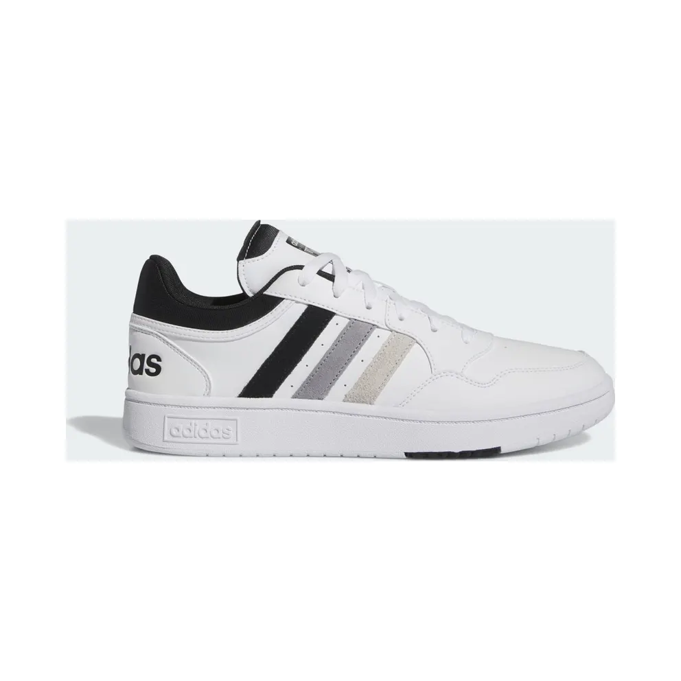 adidas Hoops 3.0 Low Classic Vintage Schuh Cloud White / Core Black / Grey (IG7914)
