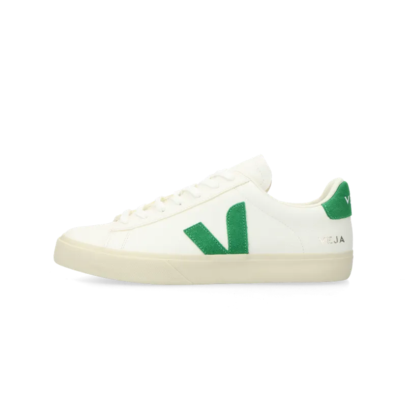 VEJA Campo Chromefree Leather (extra-white / emeraude) – CP0503690