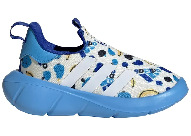 adidas Monofit Ivory Cloud White Blue Burst (ID3413)