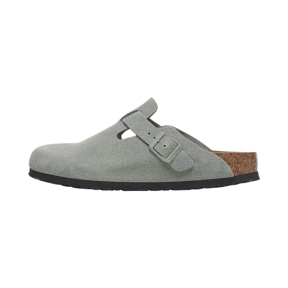 Birkenstock Boston BS Suede “Pure Sage” (1029802)