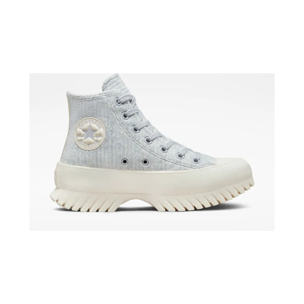 Converse Chuck Taylor All Star Lugged 2.0 Striped Knit Gravel/Egret/Egret (A01347C)