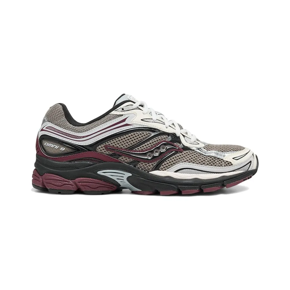 Saucony ProGrid Omni 9 Tomorrow, Meet Yesterday Pack Tan Maroon (S70832-8)
